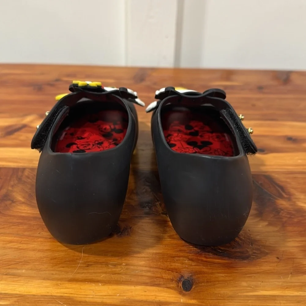 Mini Melissa Ultragirl Disney Mary Jane Flats Mickey Minnie Mouse Kissing